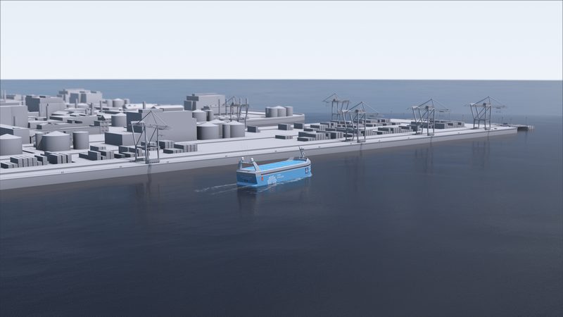 Illustration for article titled El primer buque de contenedores eléctrico y autónomo zarpará de Noruega en 2018